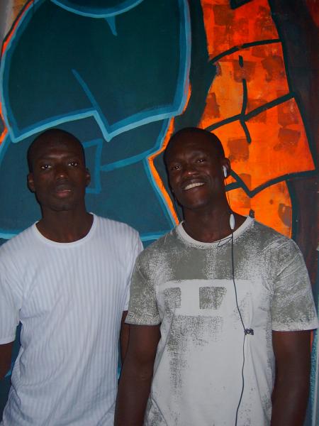 moi et le maket man  oumar
